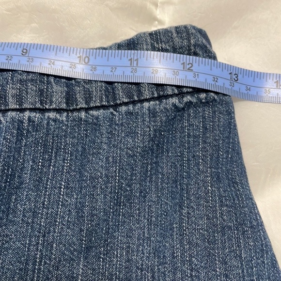 GAP Denim Tiered Skirt Size 0 - Picture 6 of 9